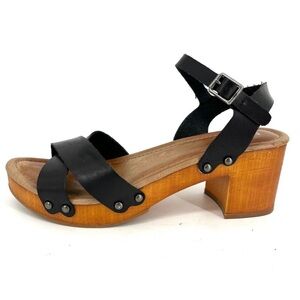 MIA Susan Black Women's Sandals with Studs